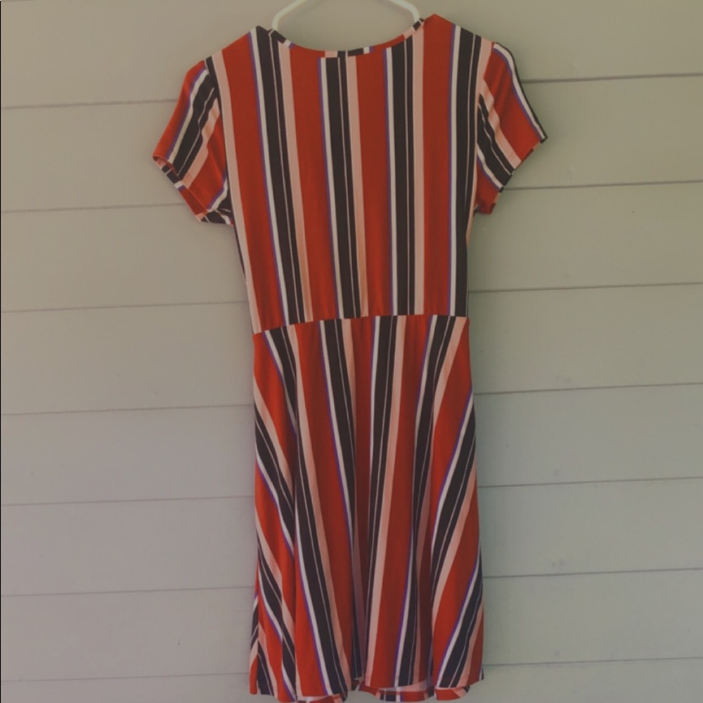 Wrap mini dress
